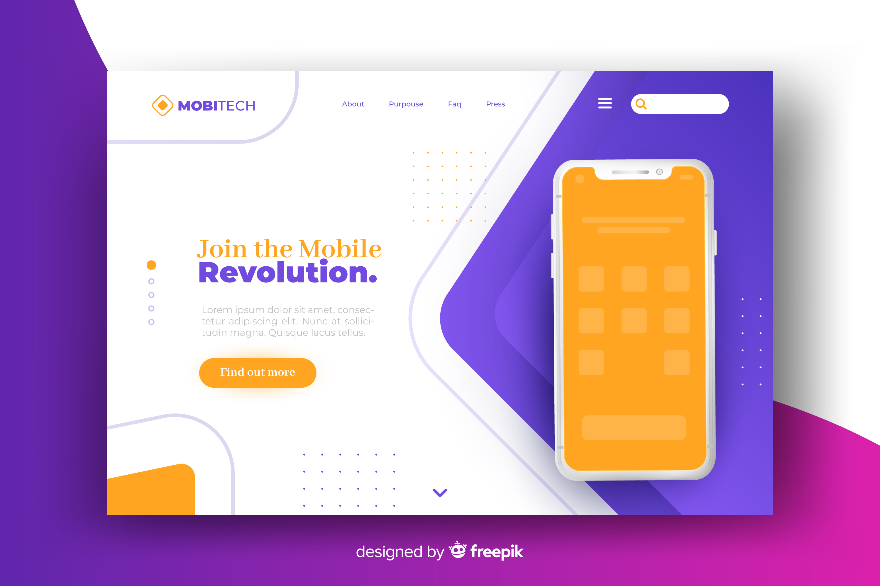 Mobile App Landing